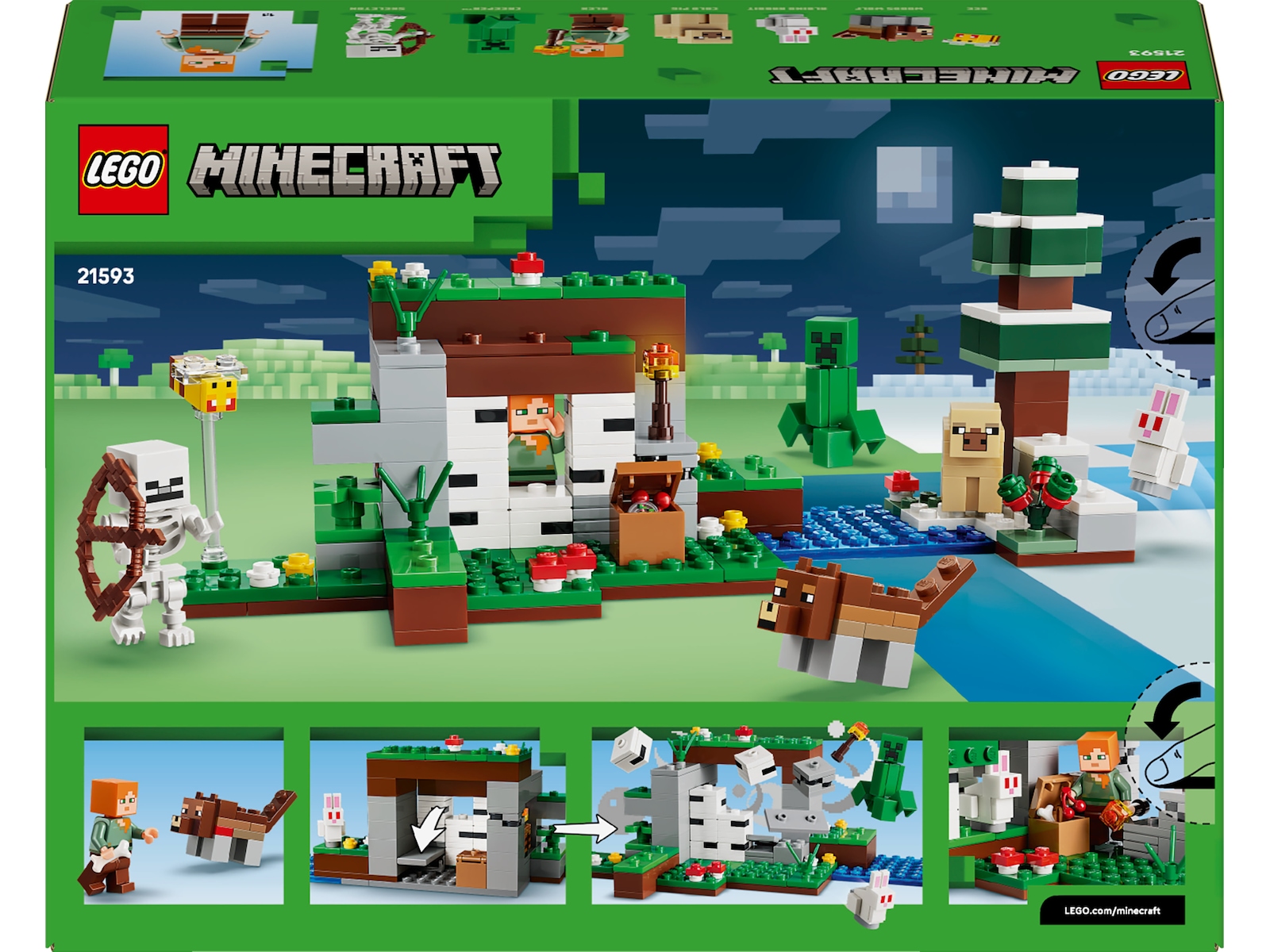LEGO Minecraft Eventyr den første natten 21593 LEGO