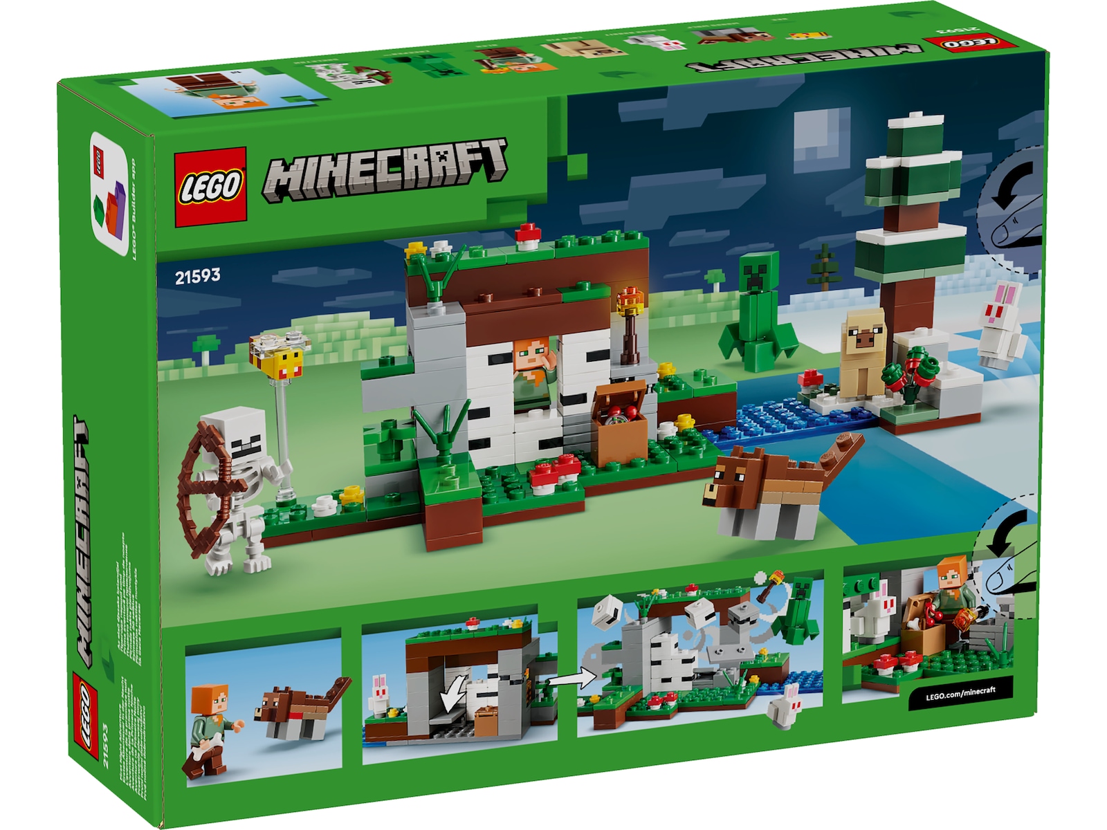 LEGO Minecraft Eventyr den første natten 21593 LEGO