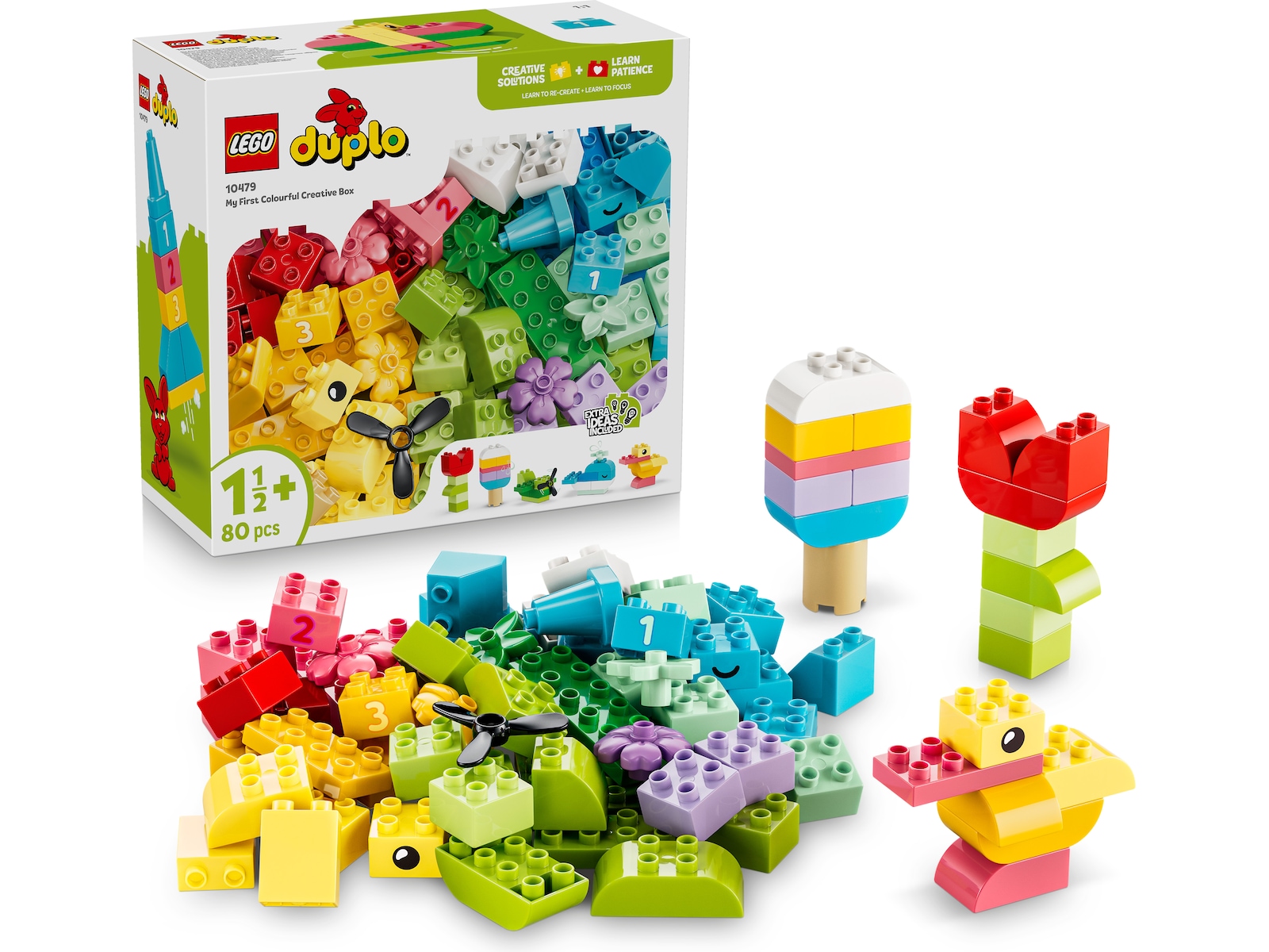 LEGO DUPLO Classic Kreativitetsboks med fargerike klosser 10479 LEGO