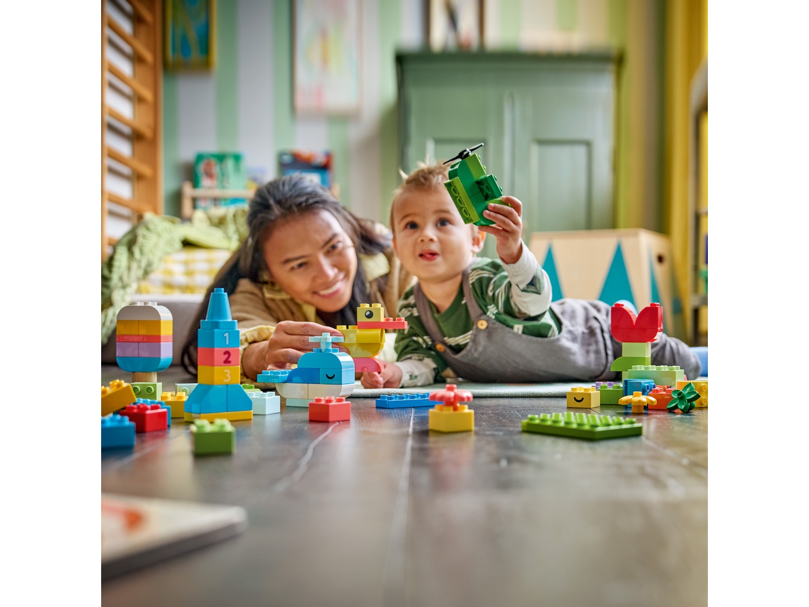 LEGO DUPLO Classic Kreativitetsboks med fargerike klosser 10479 LEGO