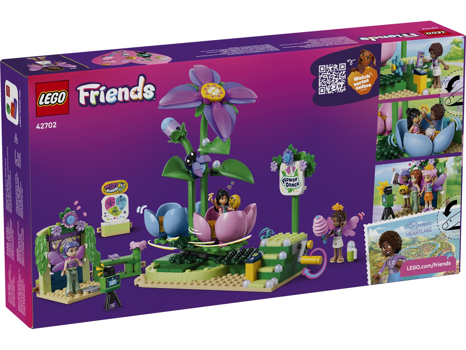 LEGO Friends Snurrende tekoppkarusell med blomstertema 42702 LEGO