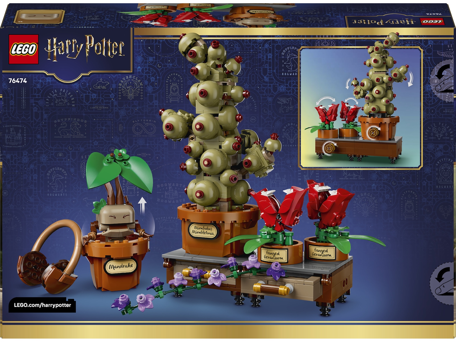 LEGO Harry Potter Urtologiplanter på Galtvort 76474  LEGO