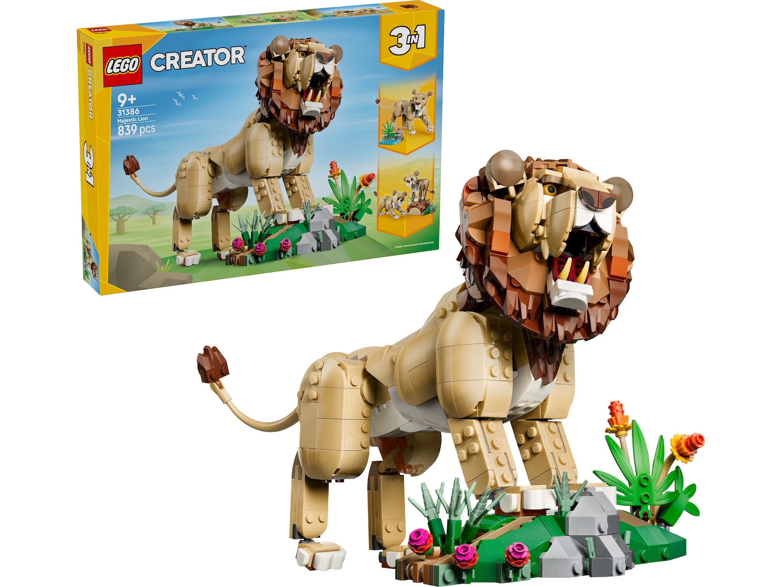 LEGO Creator Ville dyr: Majestetisk løve 31386  LEGO