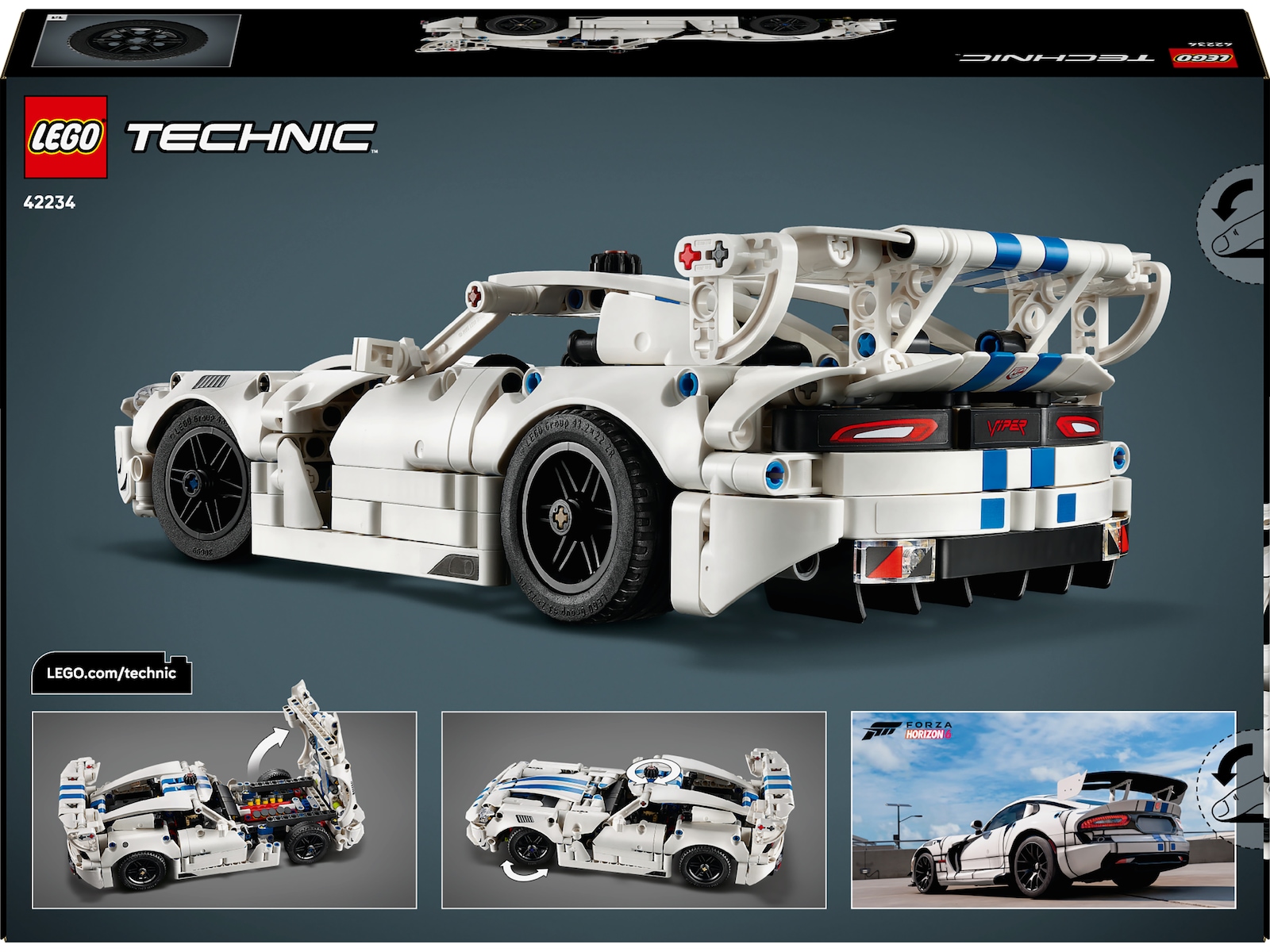 LEGO Technic Dodge Viper GTS-R sportbil 42234  