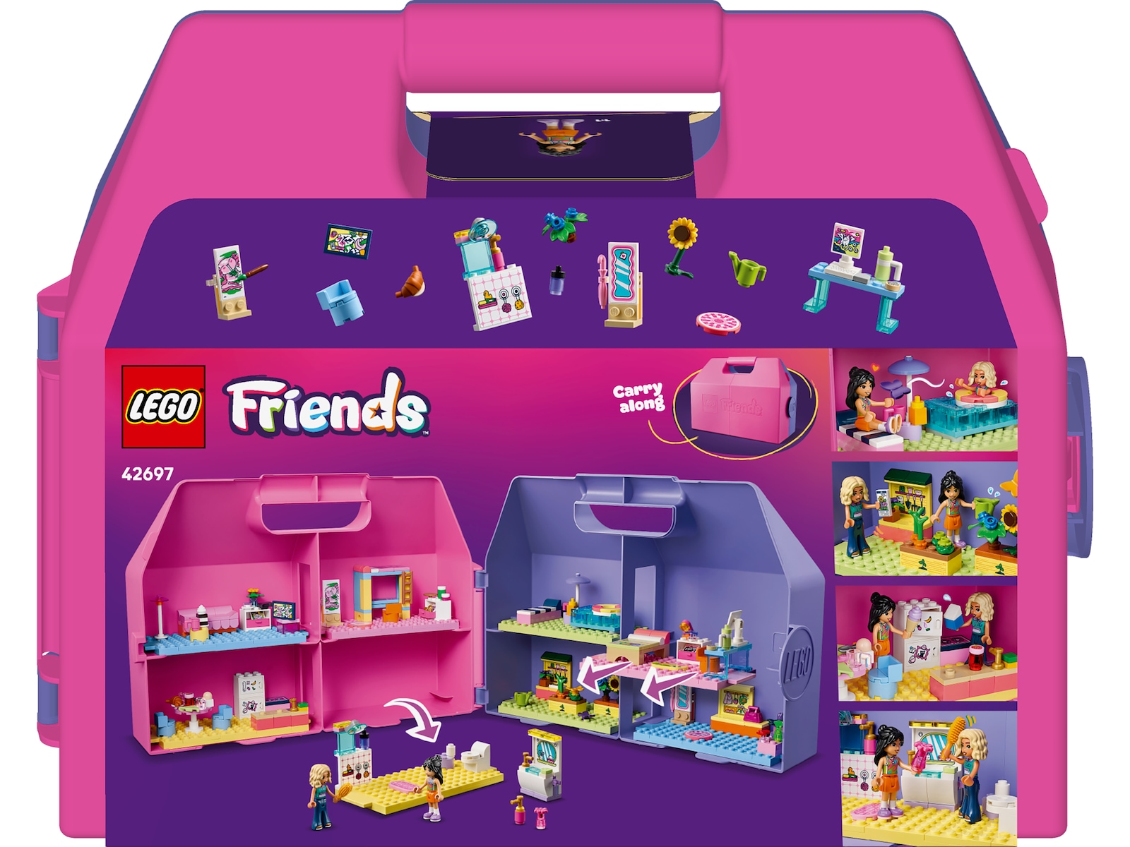 LEGO Friends Kreativ koffert med dukkehus 42697 LEGO