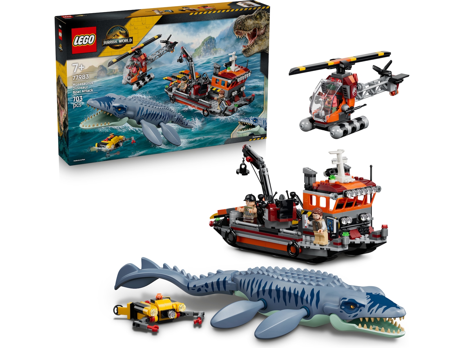 LEGO Jurassic World Mosasaurus-båtangrep 77983 LEGO