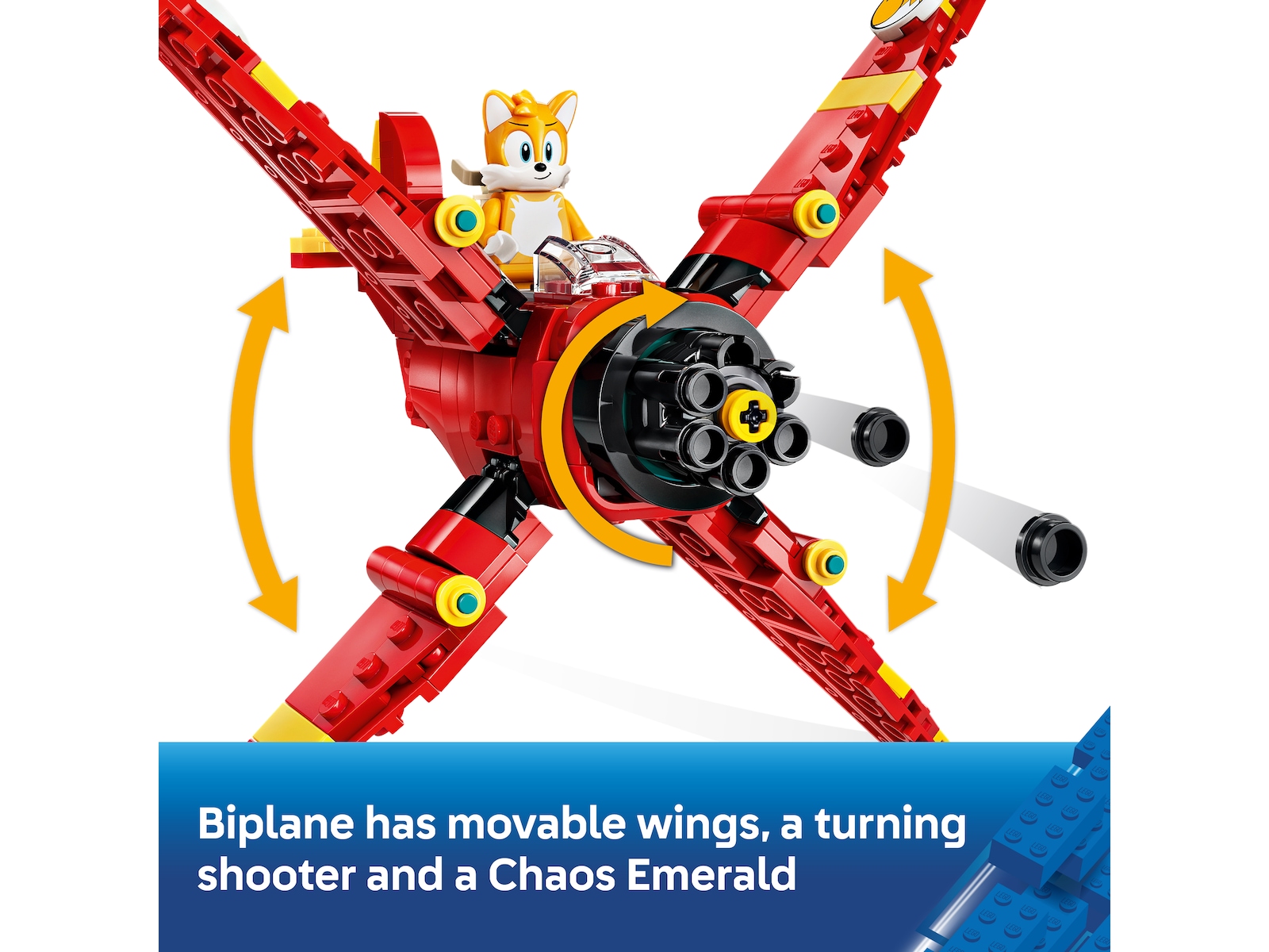 LEGO Sonic Tails Tornado-1 77119 LEGO