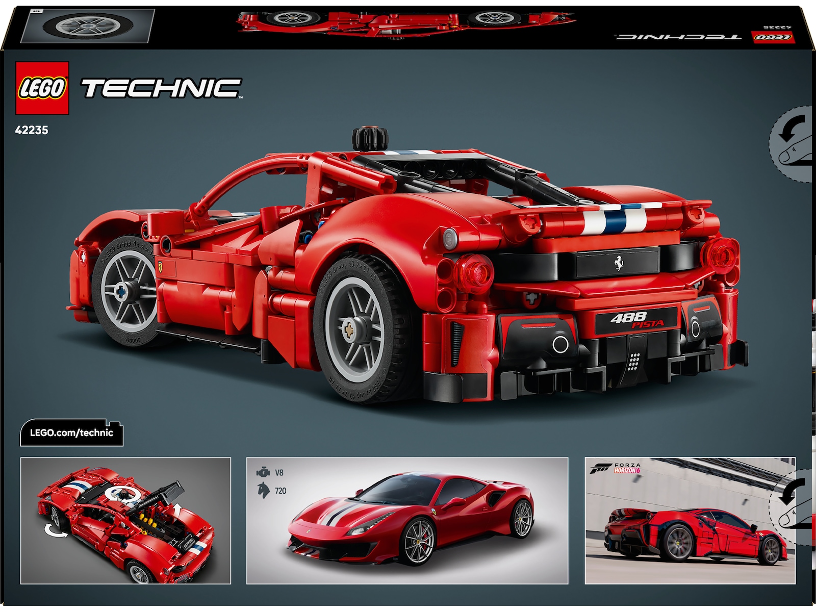LEGO Technic Ferrari 488 PISTA 42235 LEGO