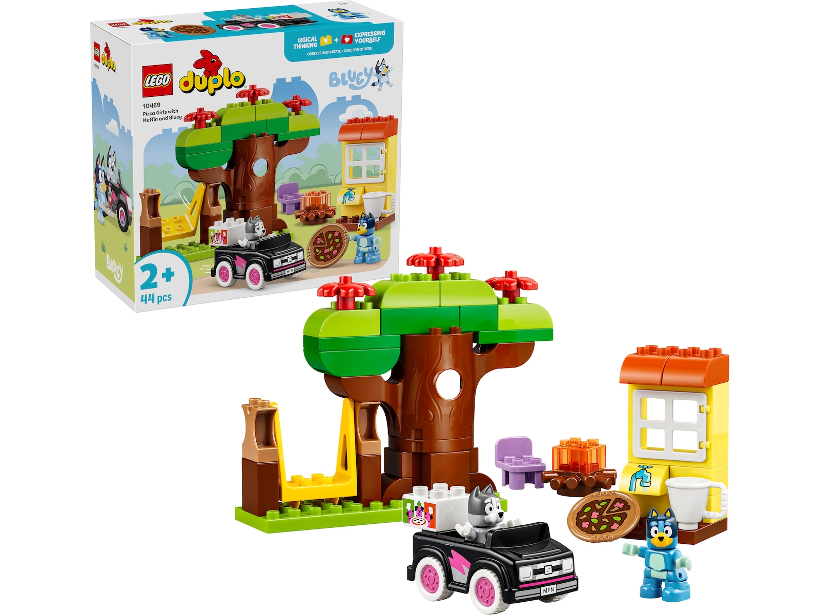 LEGO DUPLO Bluey Pizzajenter med Muffin og Bluey 10469  LEGO