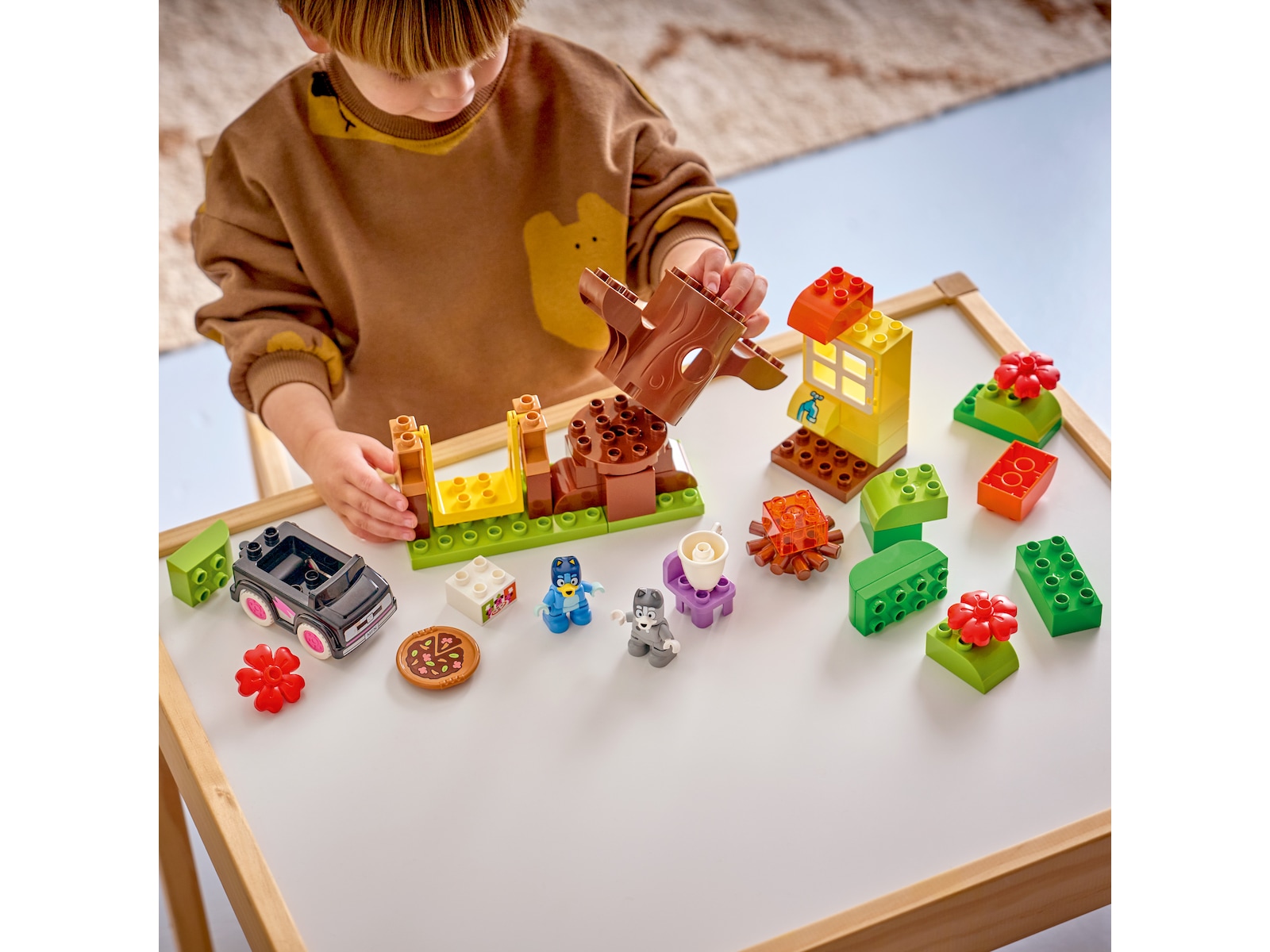 LEGO DUPLO Bluey Pizzajenter med Muffin og Bluey 10469  LEGO
