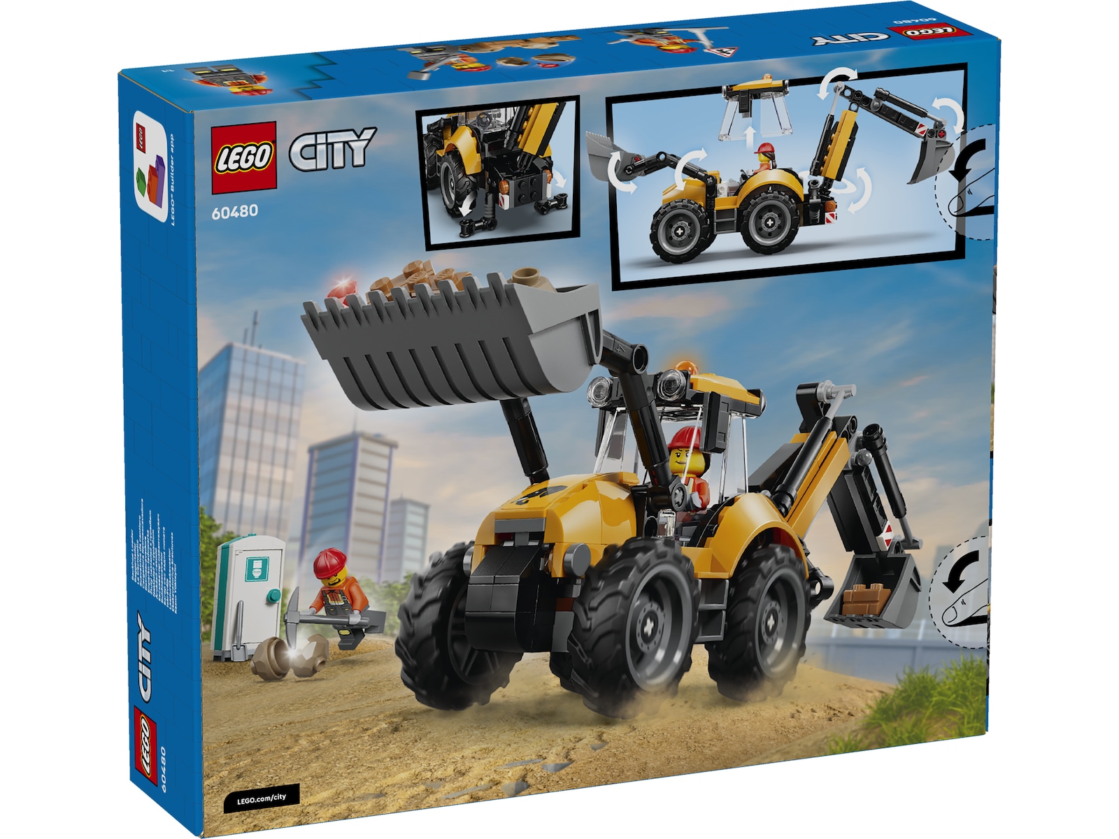 LEGO City Great Vehicles Gul traktorgraver 60480 LEGO