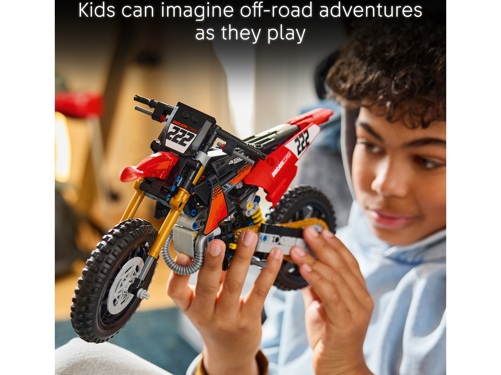 LEGO Technic Ducati Desmo450 MX Factory motorsykkel 42238 LEGO