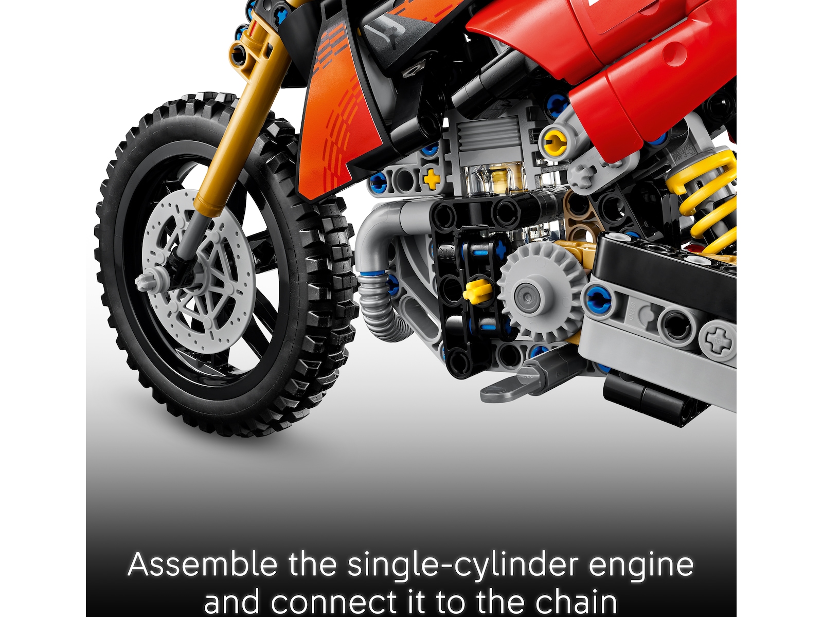 LEGO Technic Ducati Desmo450 MX Factory motorsykkel 42238 LEGO