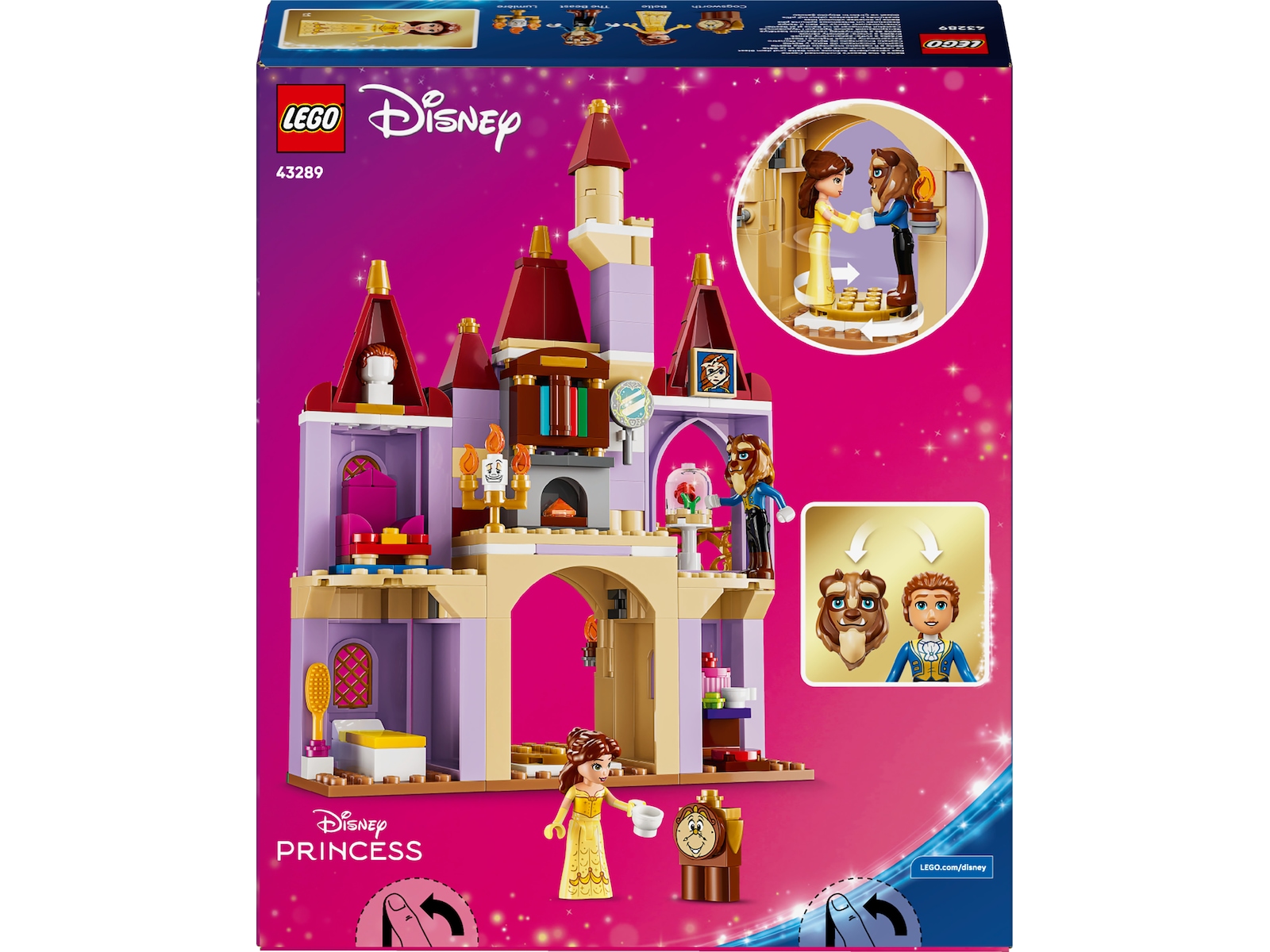 LEGO Disney Princess Belle og Udyrets forheksede slott 43289 LEGO