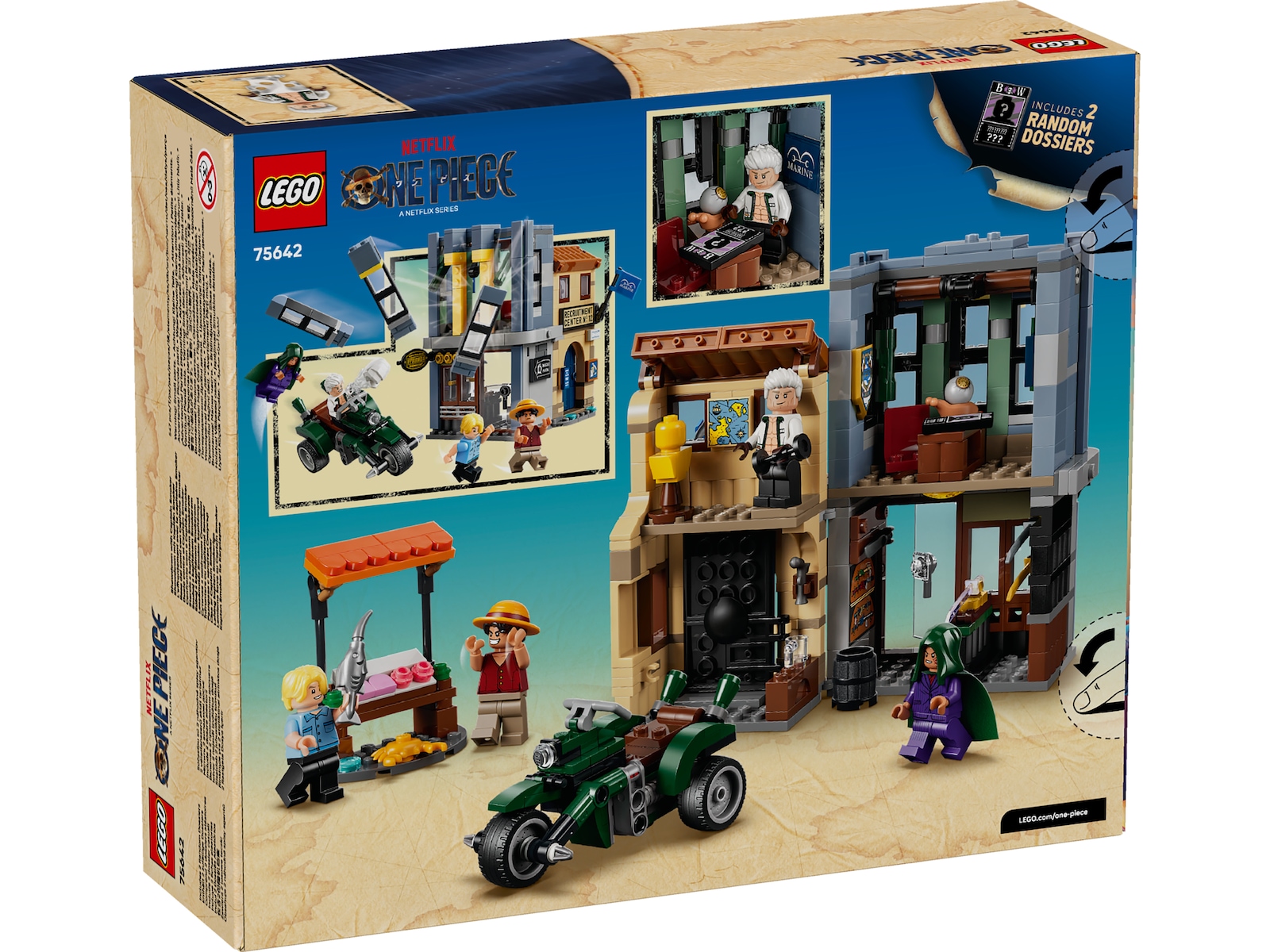 LEGO ONE PIECE Oppgjør med kaptein Smoker 75642 LEGO
