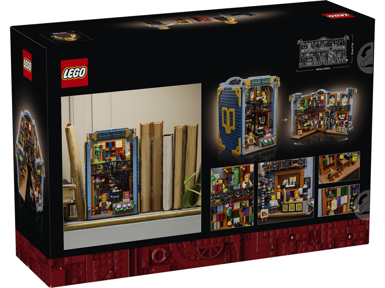 LEGO Icons Bokhandel: Bokstøtte byggesett 11379 LEGO