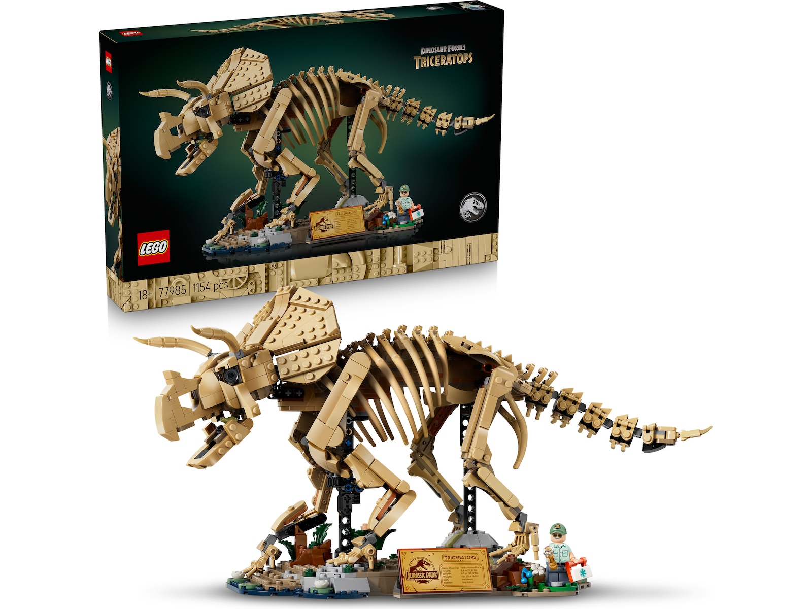 LEGO Jurassic World Dinosaurfossiler: Triceratops 77985  LEGO