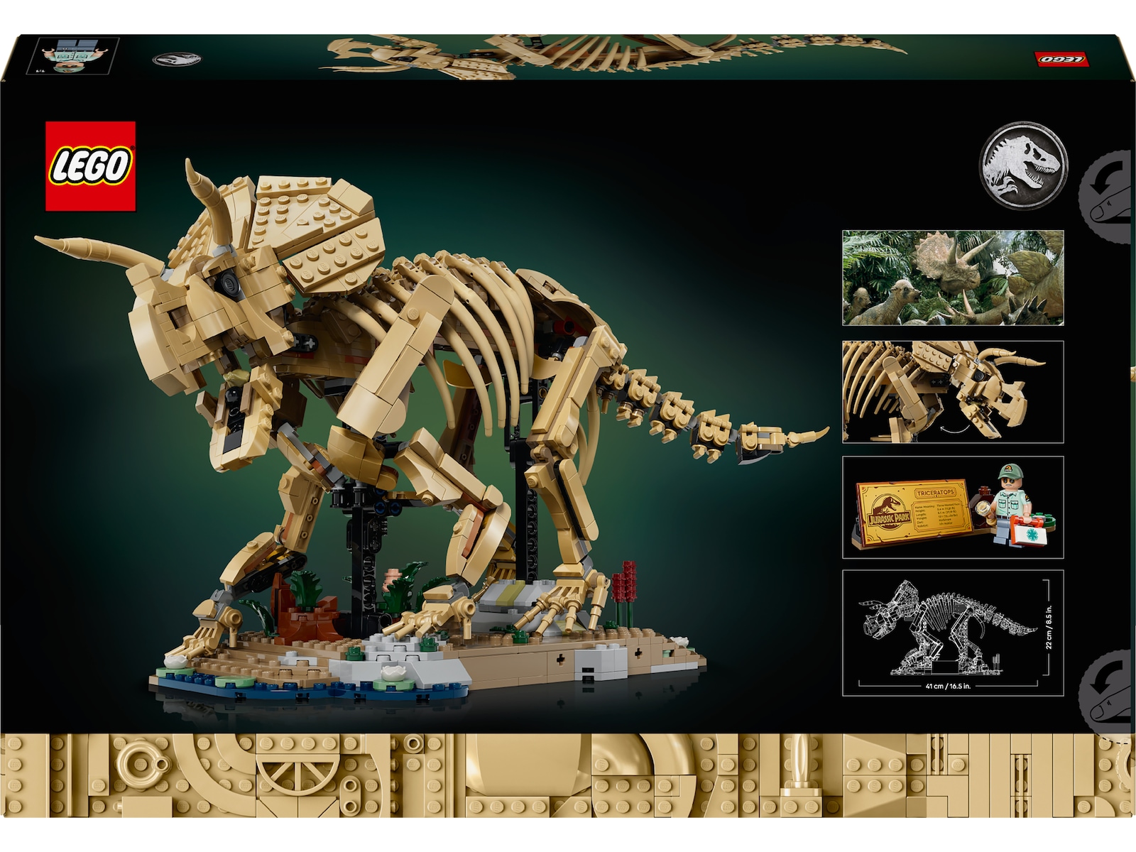LEGO Jurassic World Dinosaurfossiler: Triceratops 77985  LEGO