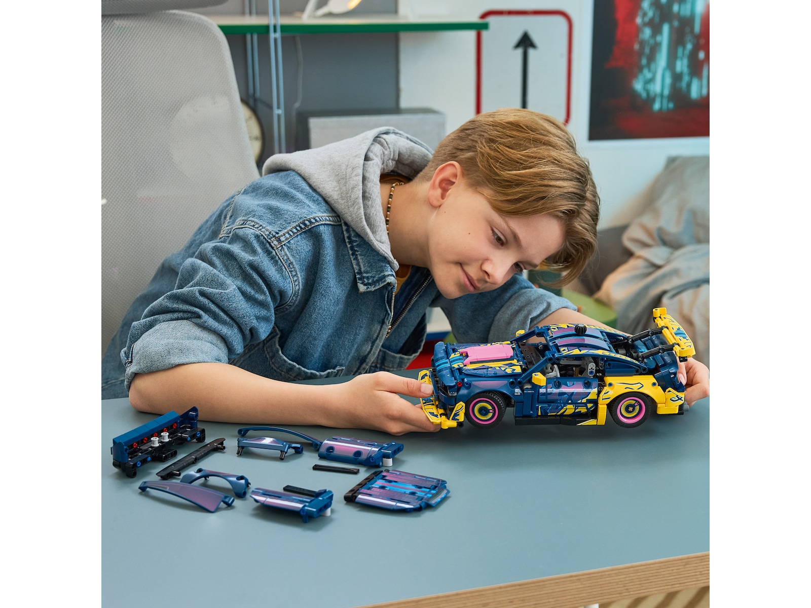 LEGO Technic Verkstedstilpasset Ford Mustang GT-bil 42236 LEGO