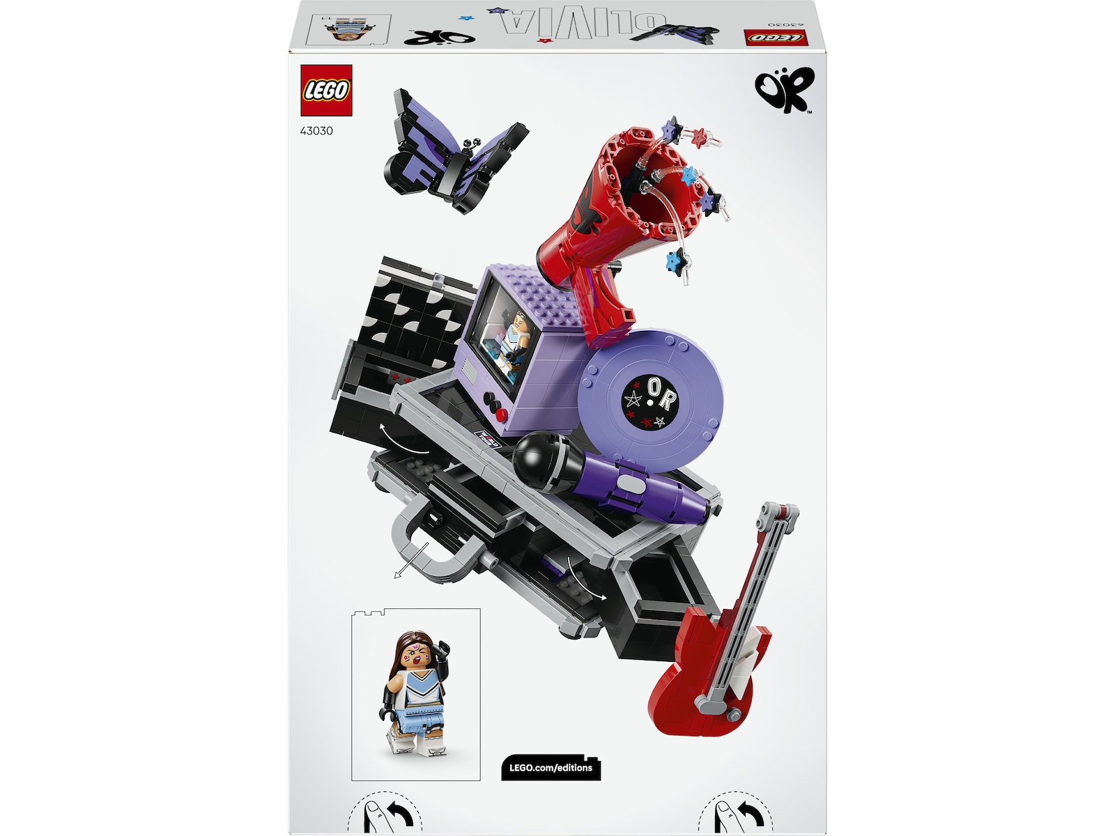 LEGO Editions Music Olivia Rodrigos hemmelige oppbevaring 43030 LEGO