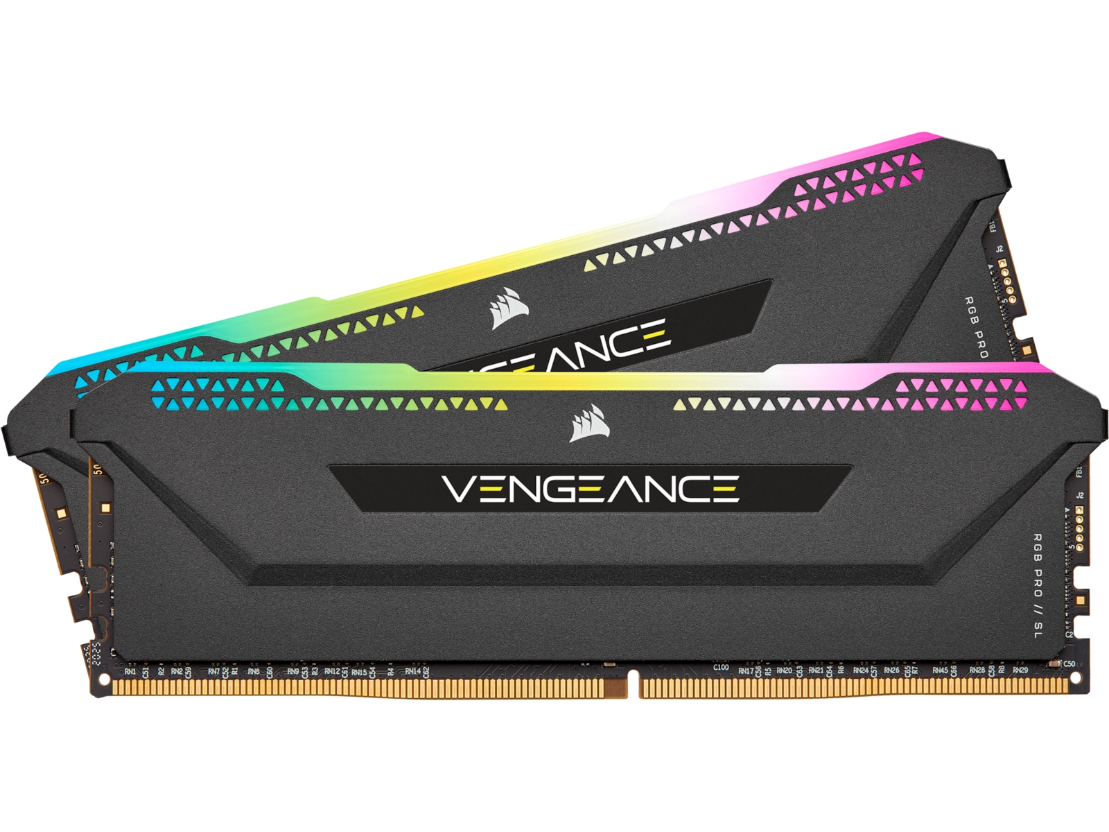 Corsair Vengeance RGB PRO SL DDR4 3600MHz 16GB (sort) -B-Grade Demo minne (ram)