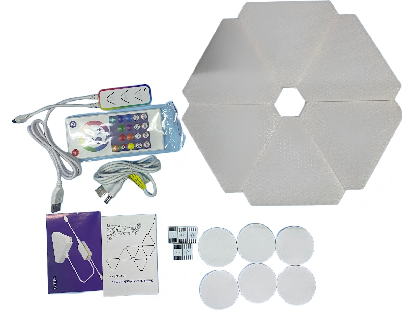 Mission SG Radiance T RGB Vegglampe 6 Paneler Led strips & underholdning