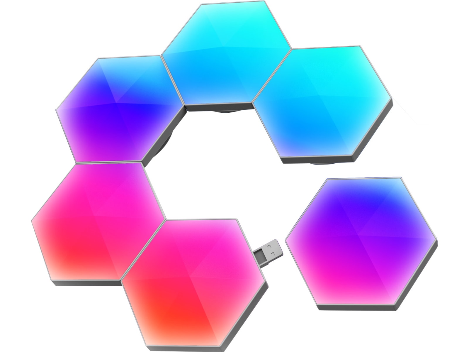 Mission SG Radiance H RGB Vegglampe 6 Paneler Led strips & underholdning