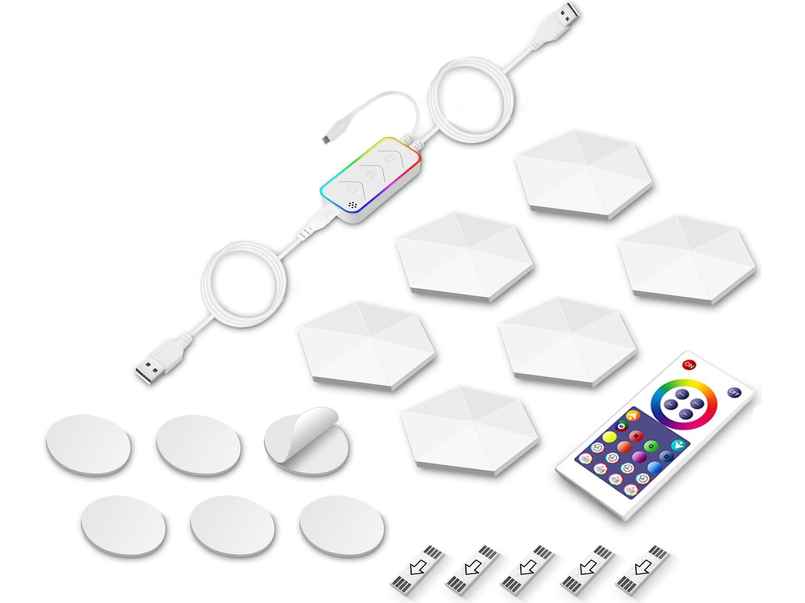 Mission SG Radiance H RGB Vegglampe 6 Paneler Led strips & underholdning