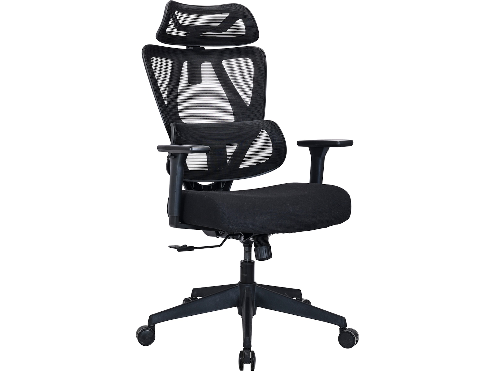 Novo Mesh + Fabric kontorsstol (sort) Kontorstoler