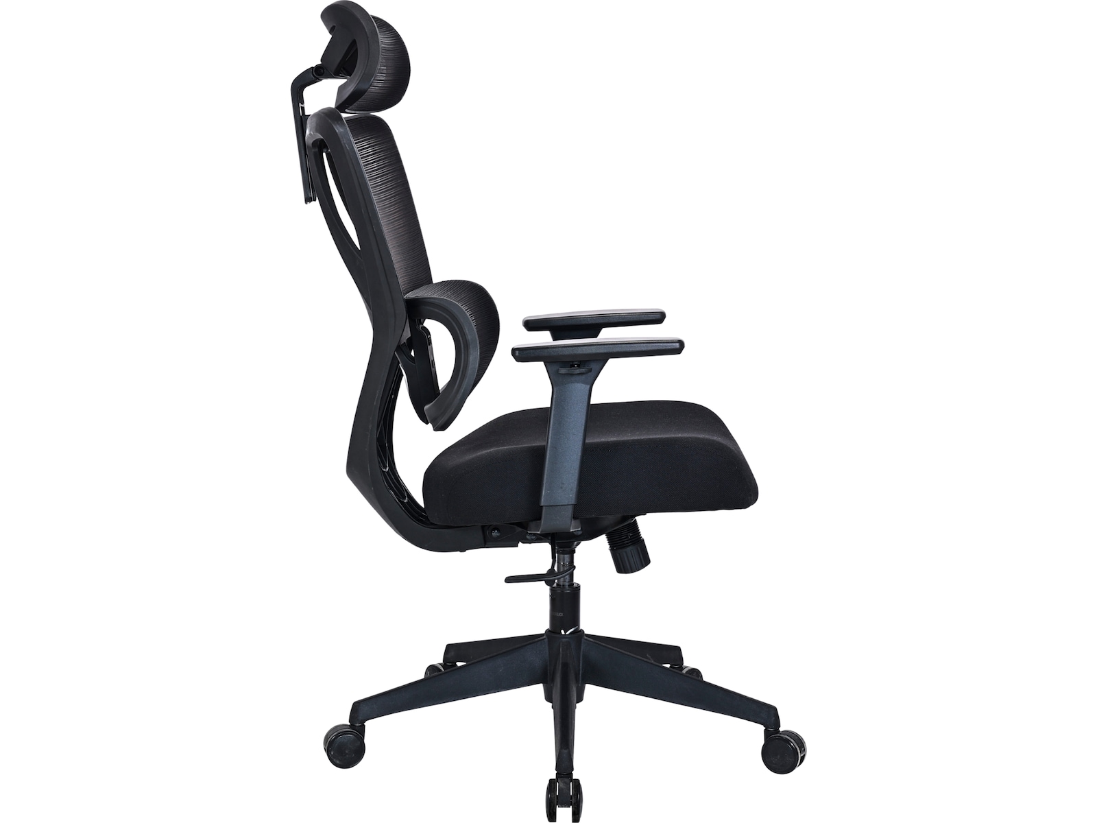 Novo Mesh + Fabric kontorsstol (sort) Kontorstoler