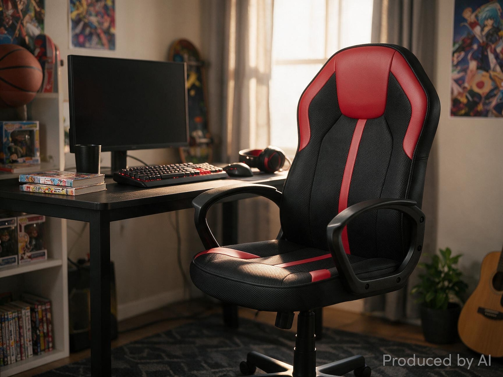 Mission SG Ymir V3 Gamingstol for barn (Rød/Sort) Gamingstoler