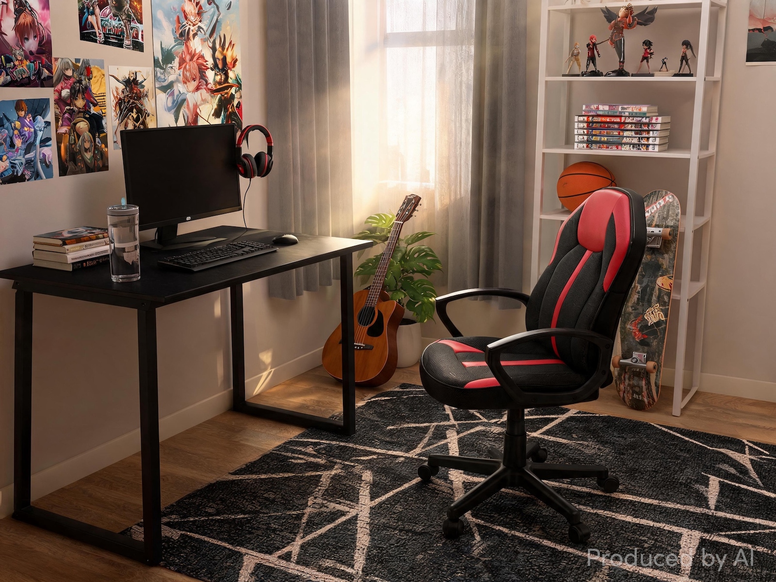 Mission SG Ymir V3 Gamingstol for barn (Rød/Sort) Gamingstoler