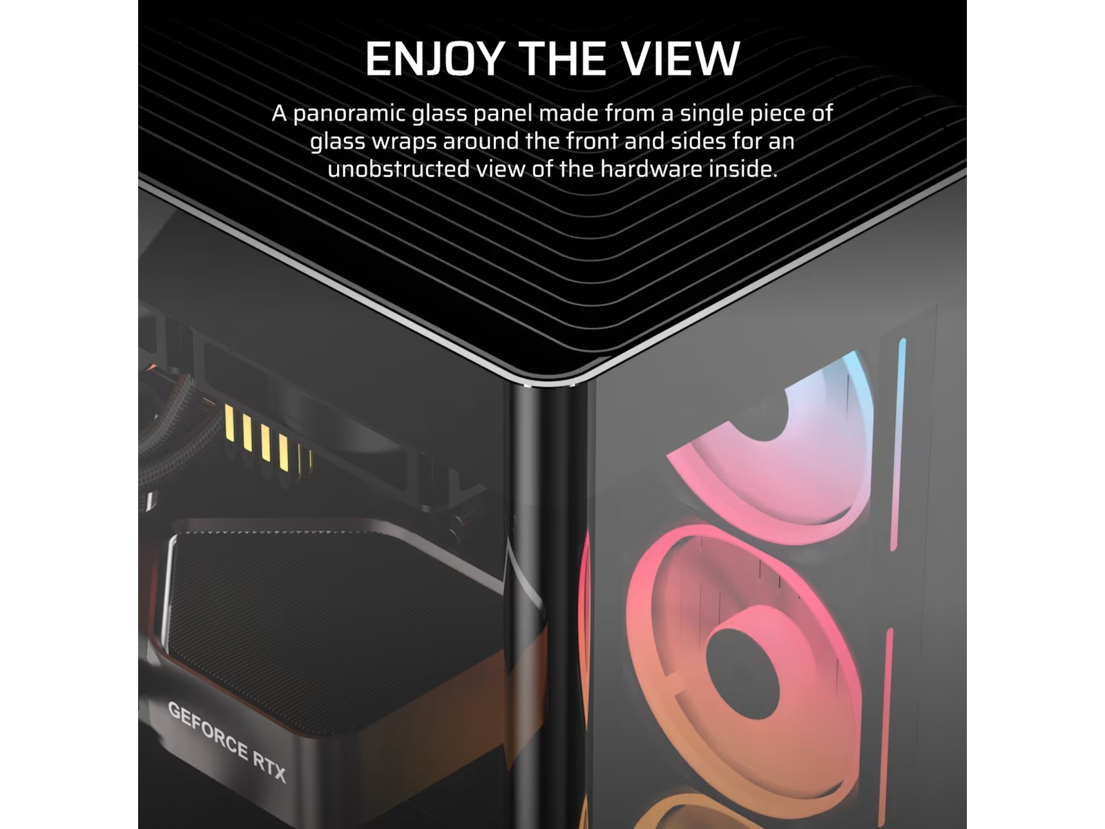 Corsair FRAME 4500X LX-R RGB Mid Tower (sort) -B-Grade Demo annet i datautstyr