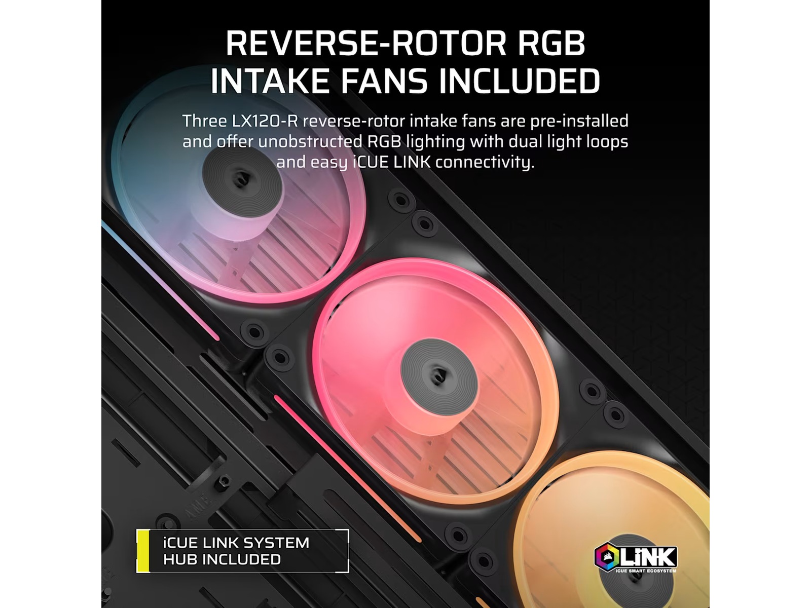 Corsair FRAME 4500X LX-R RGB Mid Tower (sort) -B-Grade Demo annet i datautstyr