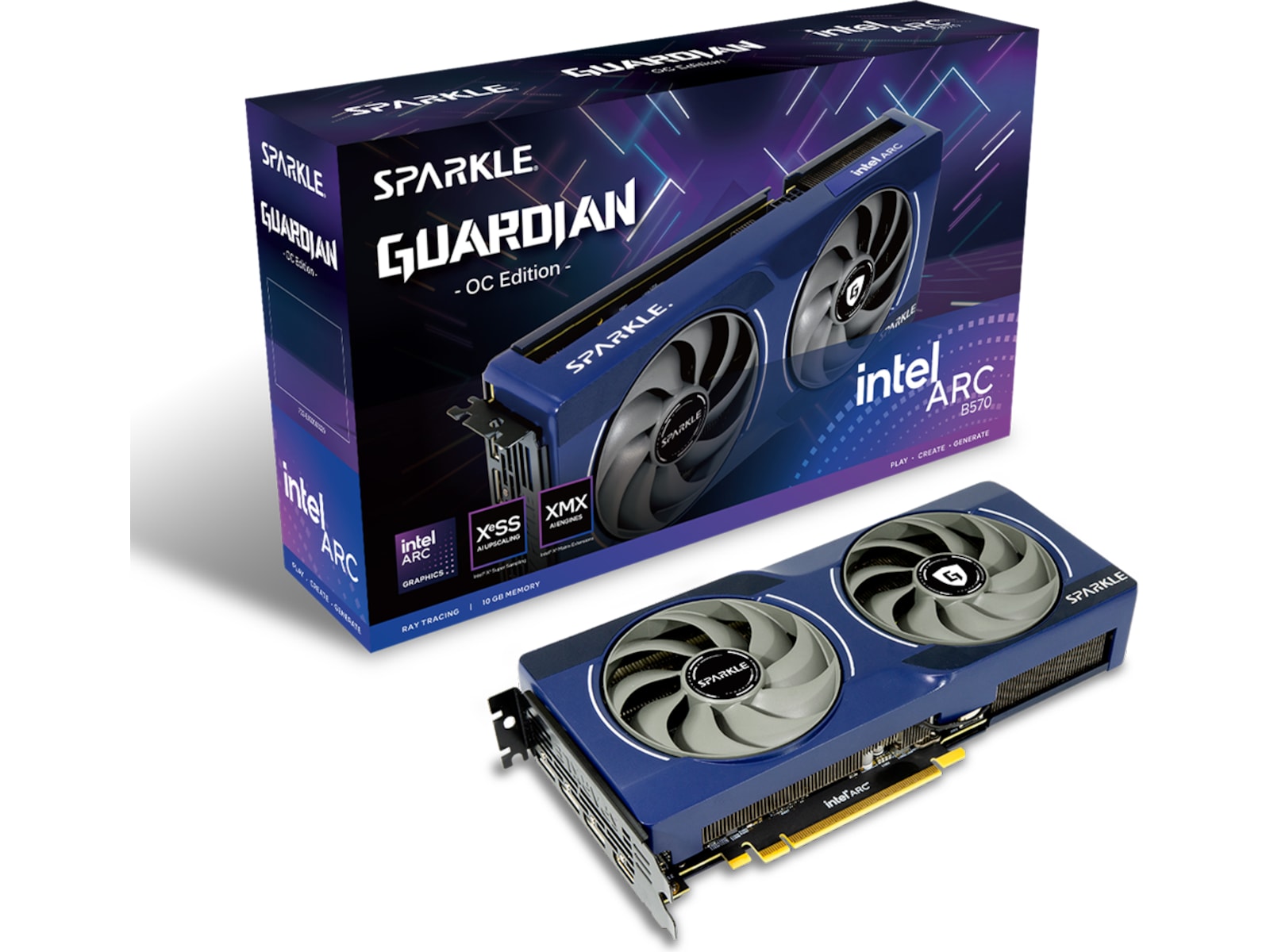 Sparkle Intel Arc B570 GUARDIAN OC -B-Grade Demo skjermkort