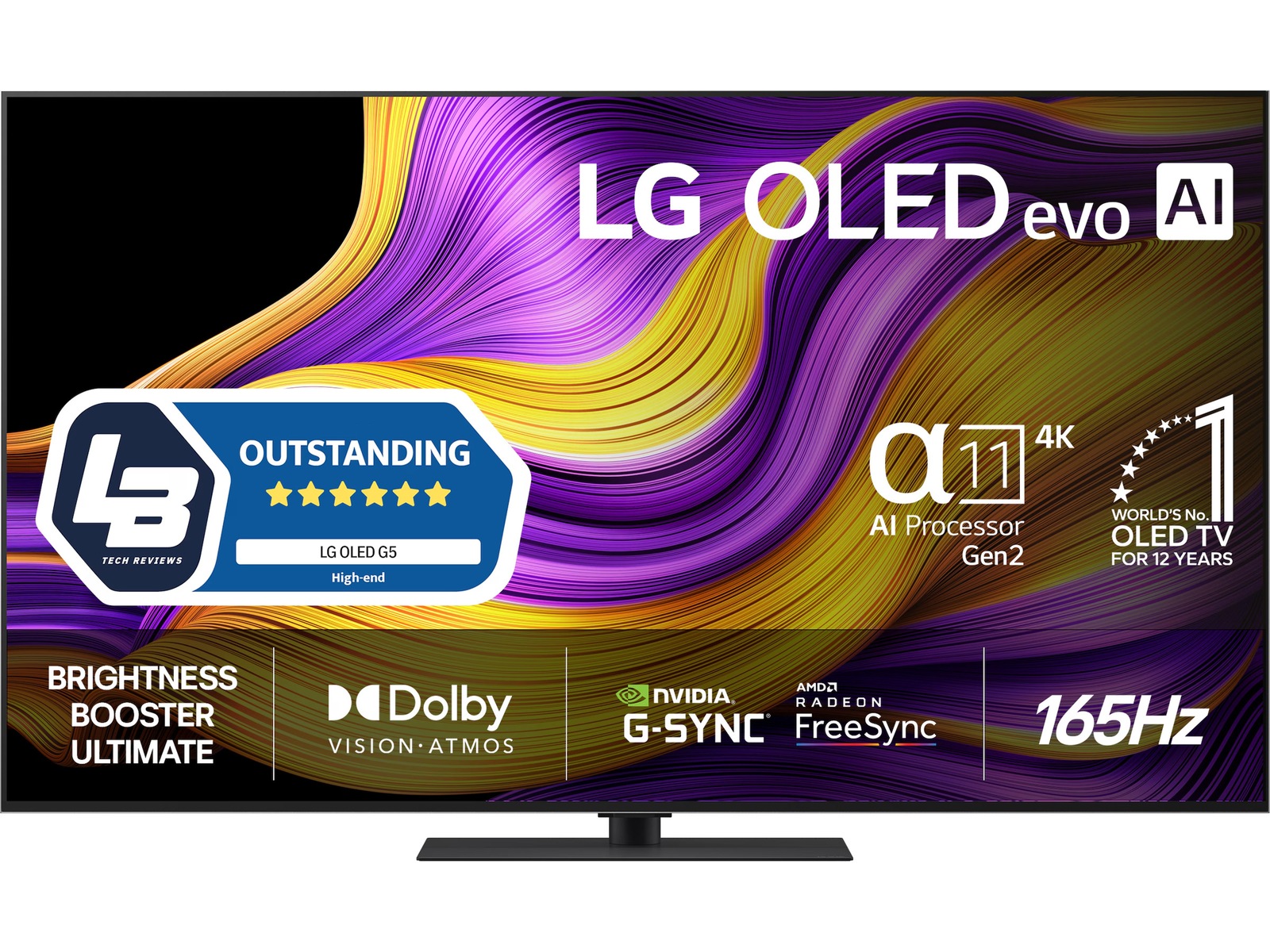 LG 65" G5 AI 4K OLED Smart TV (2025) 20 - 49 tommer TV