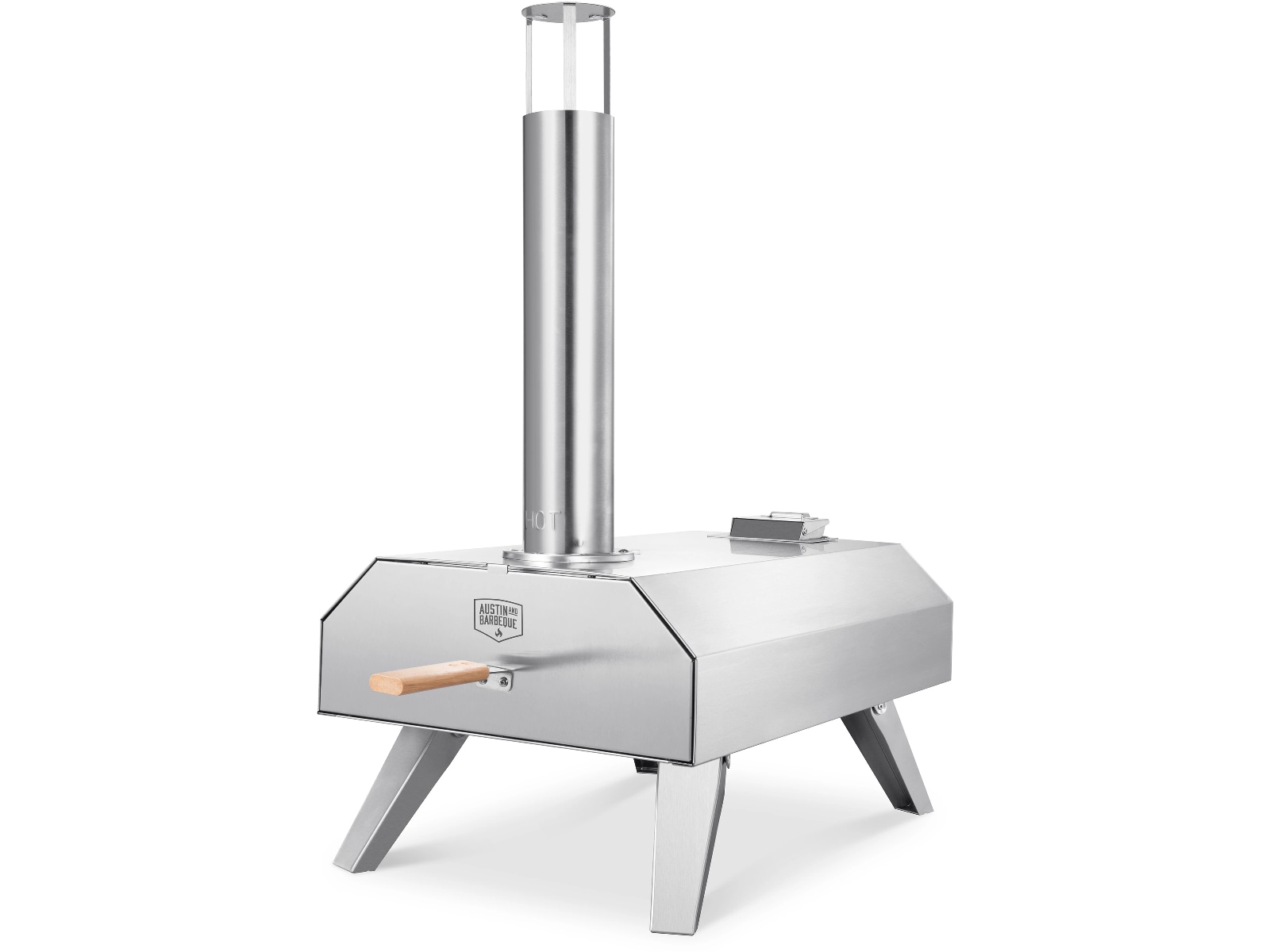 Austin and Barbeque Pizza pizzaovn pelletsfyrt 12" + foodprosessor Pizzaovner