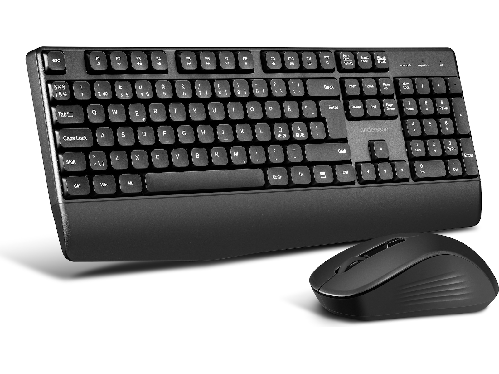 Andersson WSK-M2000 Trådløst Tastatur og Mus Mus & tastatur -kombipakker
