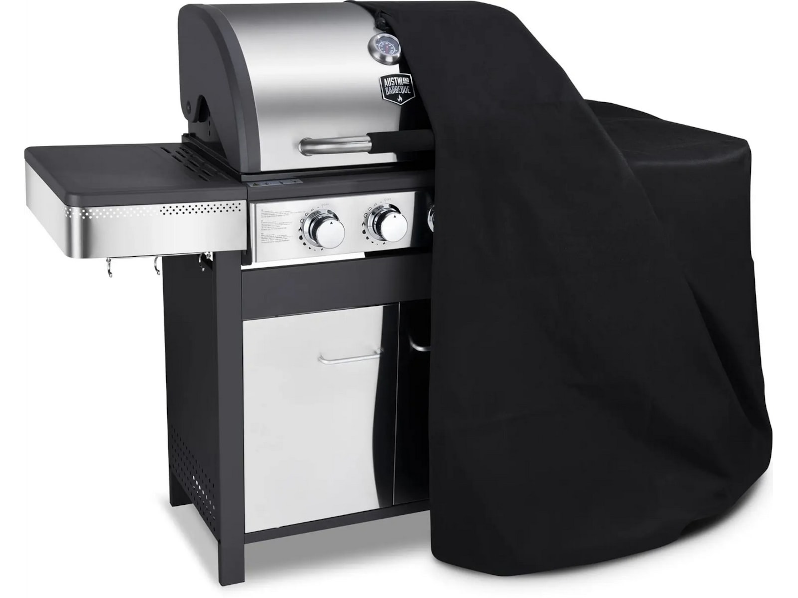 Austin and Barberque Grilltrekk til mindre gassgriller opptil 130 x 65 cm Lokk til utendørsgriller