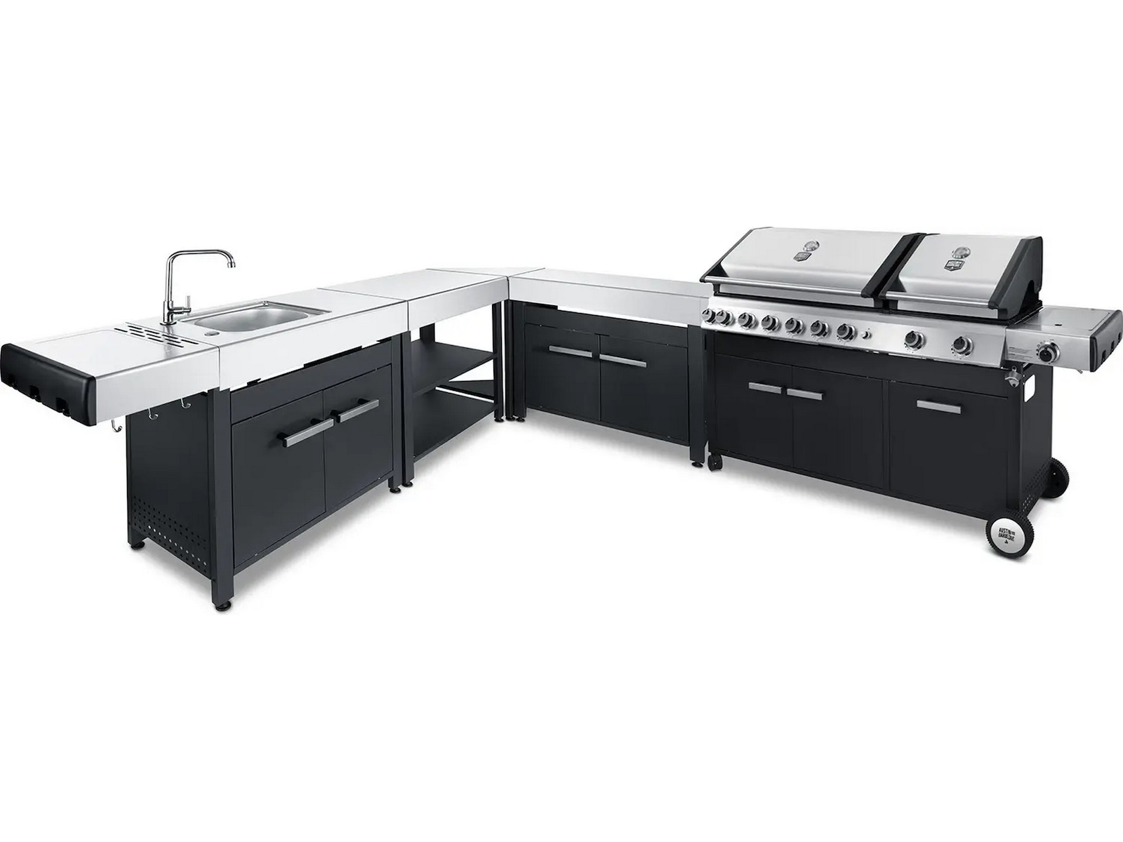 Austin and Barbeque Gassgrill 8+2 brennere Grill