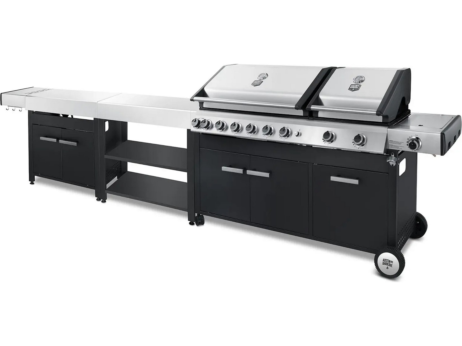 Austin and Barbeque Gassgrill 8+2 brennere Grill