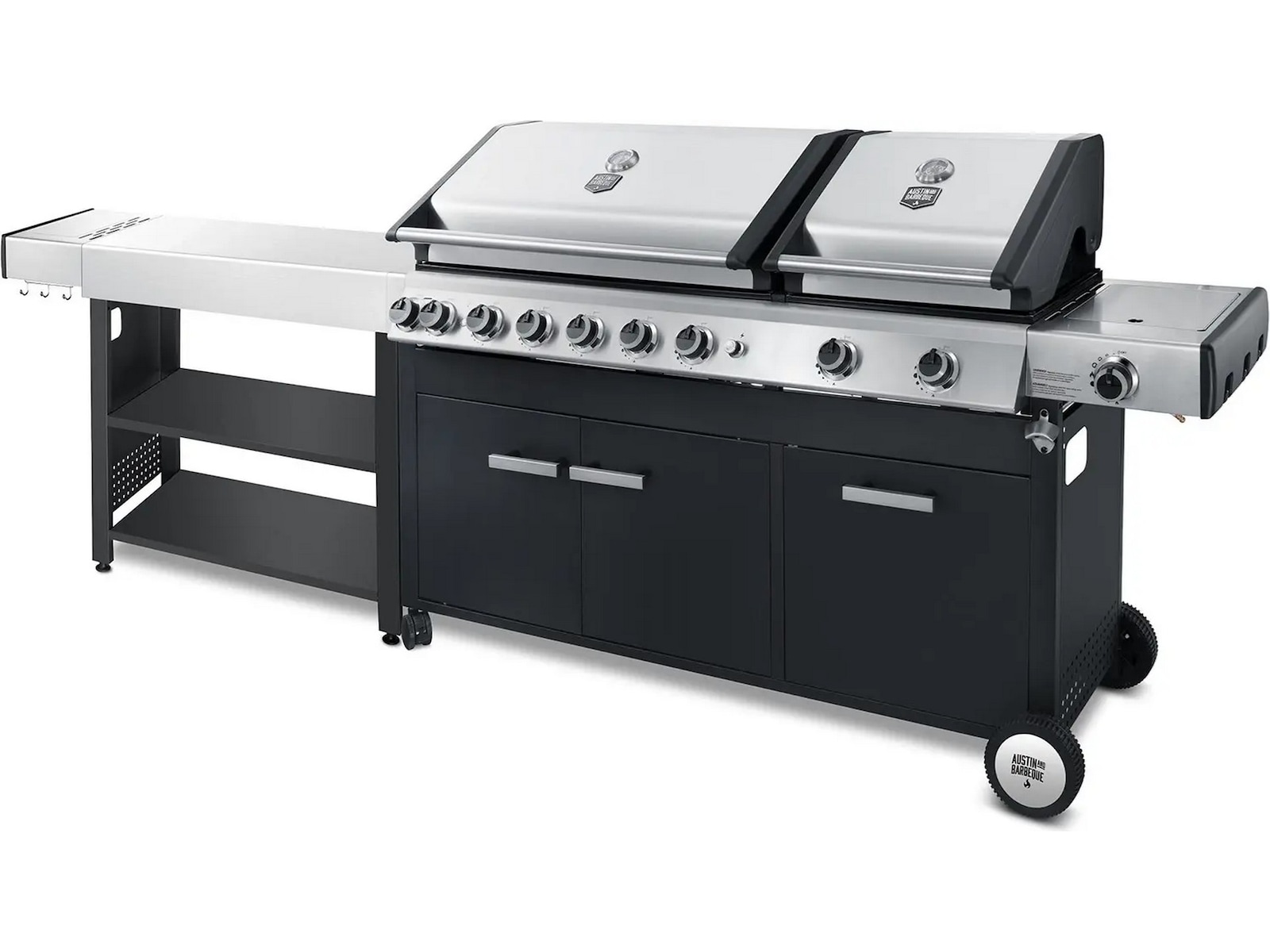 Austin and Barbeque Gassgrill 8+2 brennere Grill