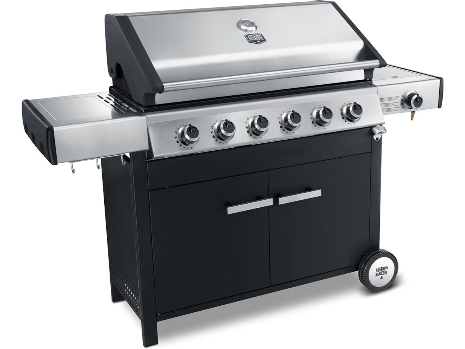 Austin and Barbeque Klassisk gassgrill 6 brennere Grill
