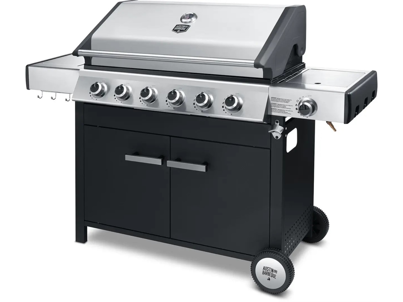 Austin and Barbeque Klassisk gassgrill 6 brennere Grill