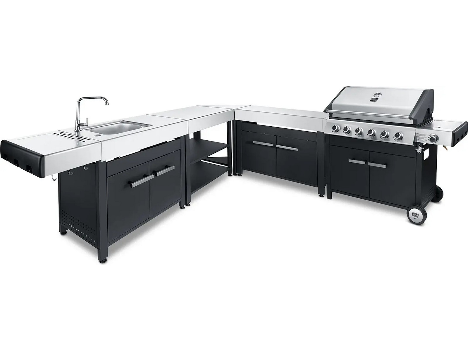 Austin and Barbeque Klassisk gassgrill 6 brennere Grill