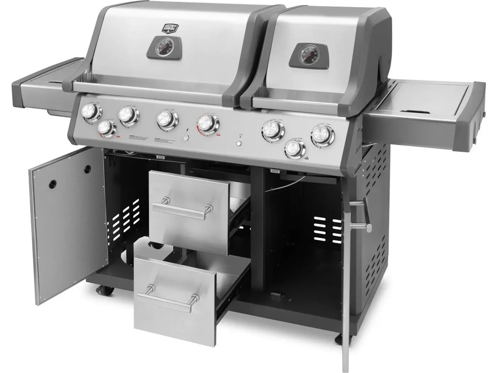 Austin and Barbeque AABQ Pro 6+2B gassgrill Grill
