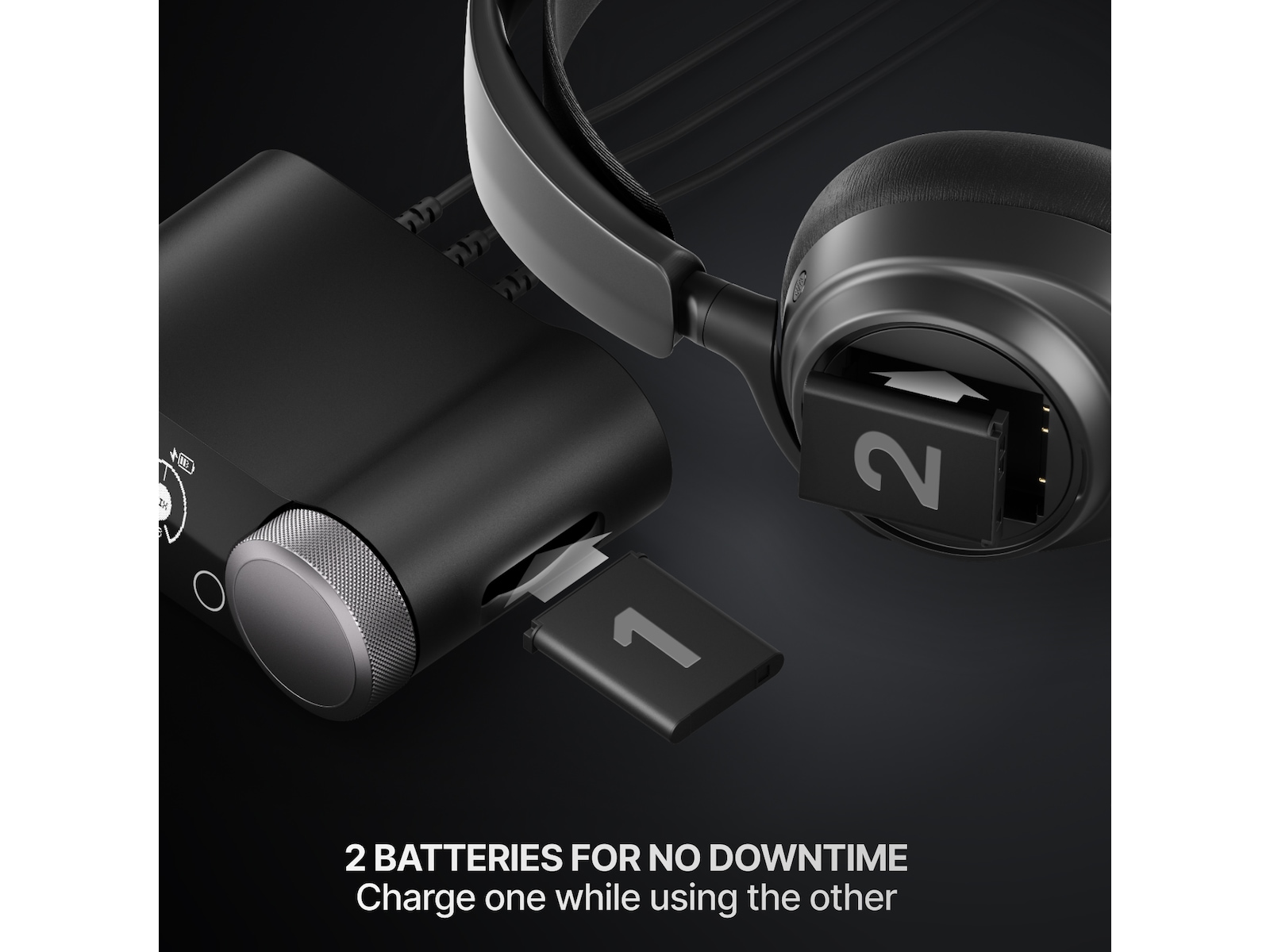 SteelSeries Arctis Nova Pro Omni trådløst gaming-headset (sort) Gamingheadset