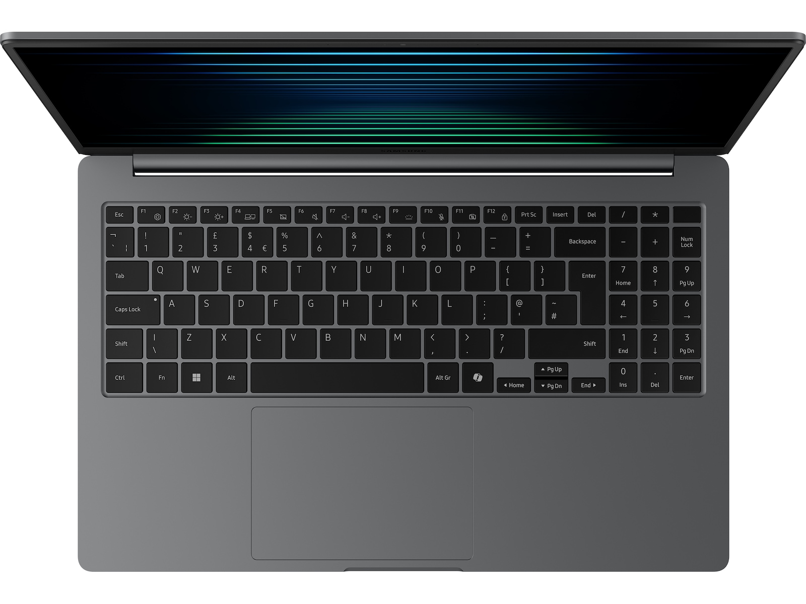 Samsung Galaxy Book5 15,6" FHD (grå) -B-Grade Demo bærbar PC