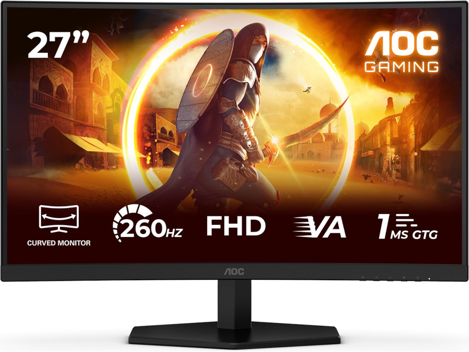 AOC 27" curved gamingskjerm C27G42ZE Gamingskjermer