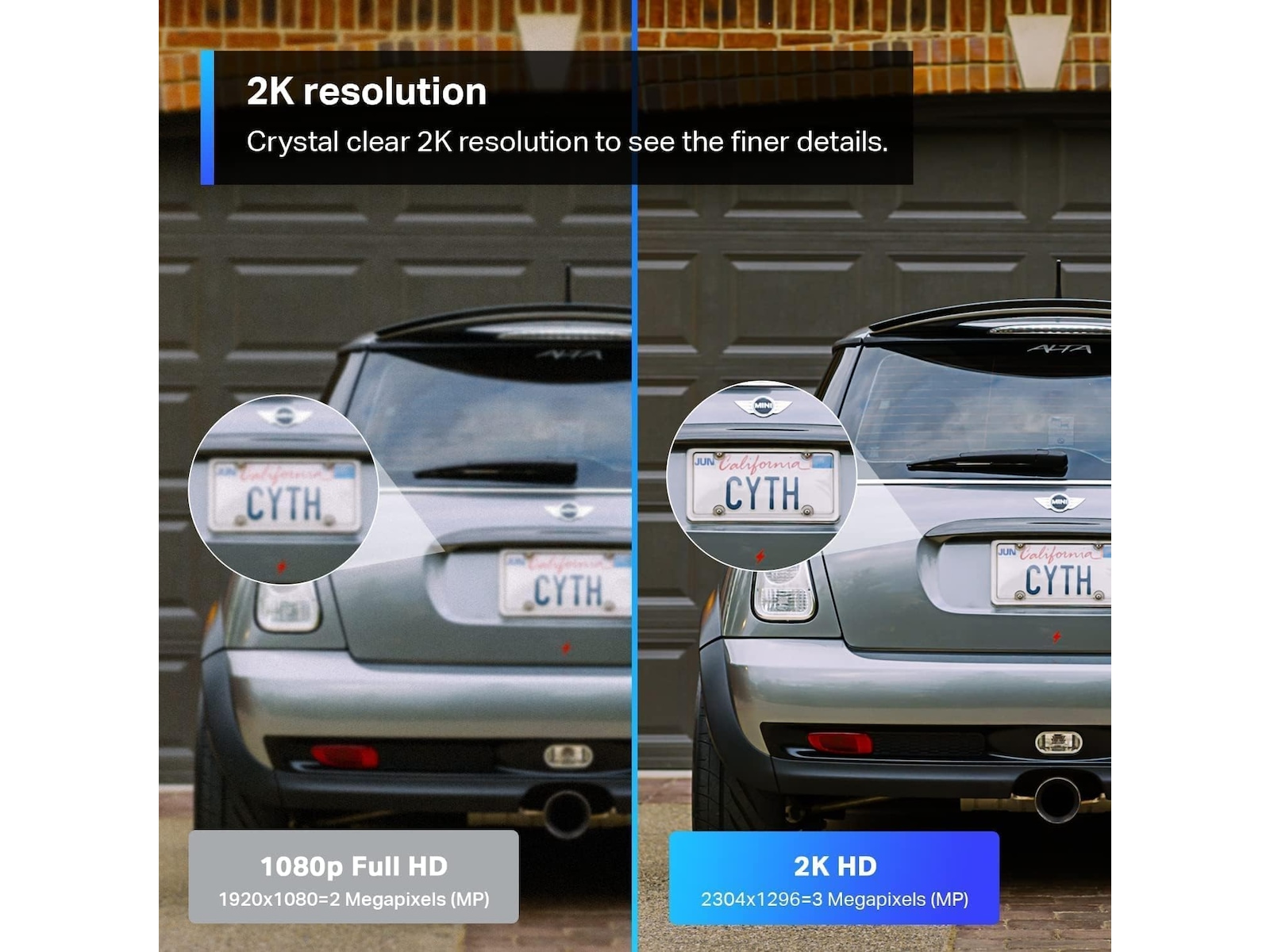 TP-Link Tapo C310 WiFi utendørs overvåkningskamera (hvit) - 2pk Overvåkningskameraer